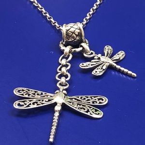 Sterling 925 Dragon Fly Necklace